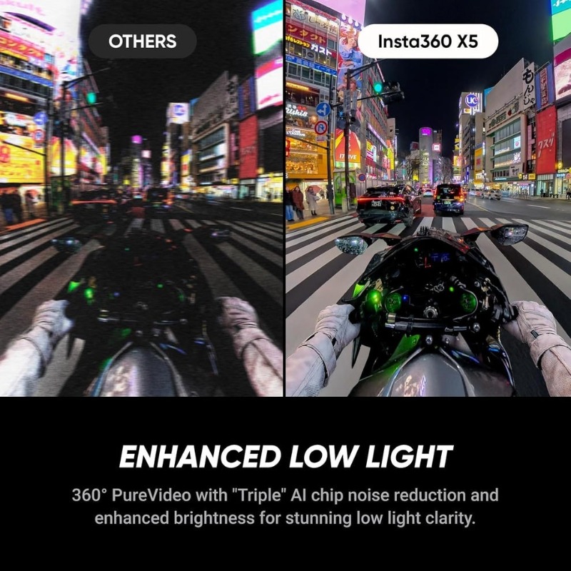 Insta360 X5 Action Camera with Essential Bundle - Black (I04CINSAAHAB) photo 3
