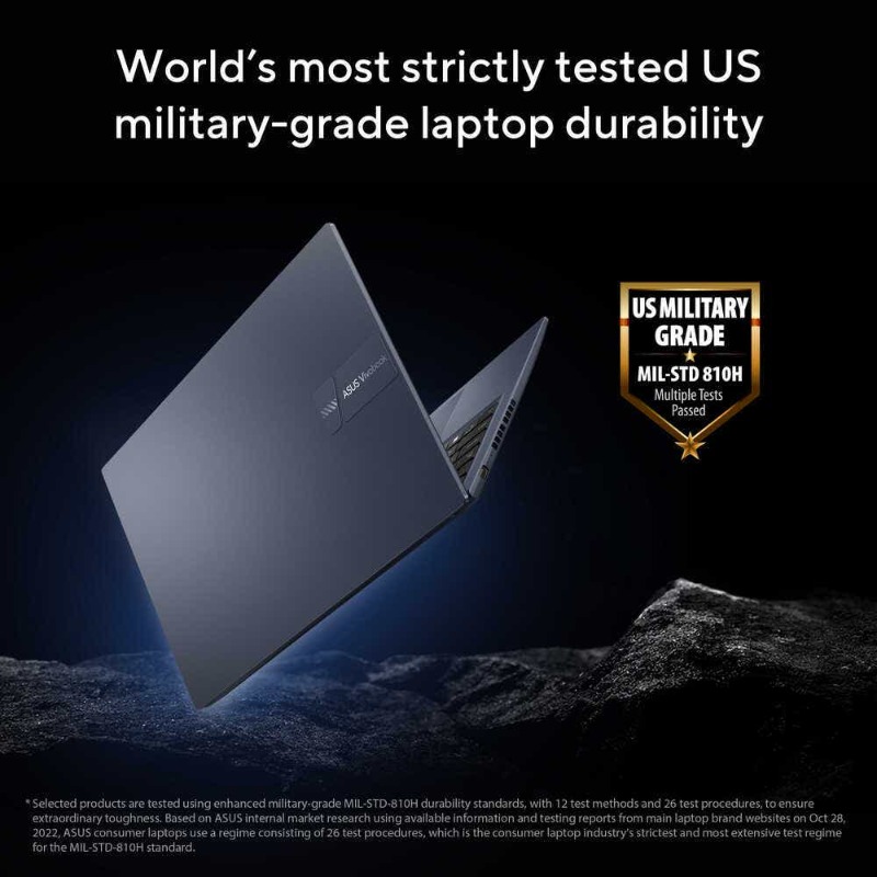 ASUS Vivobook 15 M1502YA-NJ116W AMD Ryzen R7-7730U 16GB RAM 512GB SSD AMD Radeon Graphics 15.6" FHD Windows 11 Home Laptop - Quiet Blue photo 4