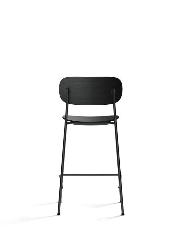 Co Counter Chair Black Steel Base Seat Height 65,5cm Black 50x48x95 photo 2
