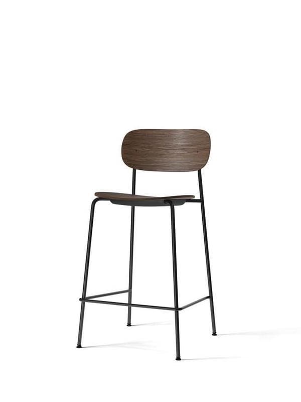 Co Counter Chair Black Steel Base Seat Height 65,5cm Black 50x48x95 photo 3
