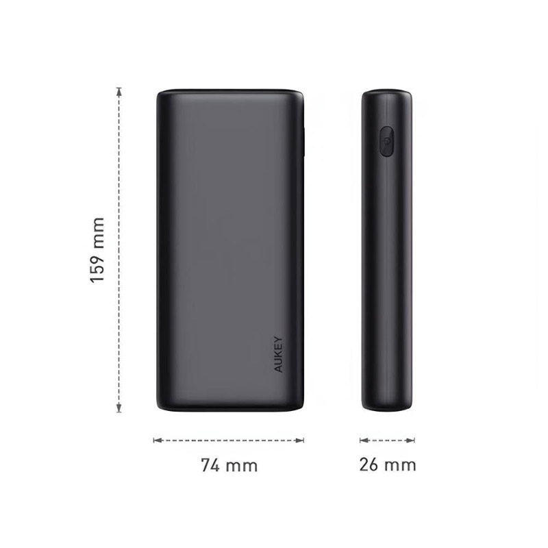 20,000mAh 65W PD Powerbank - Black (PB-Y37 BLACK) photo 4