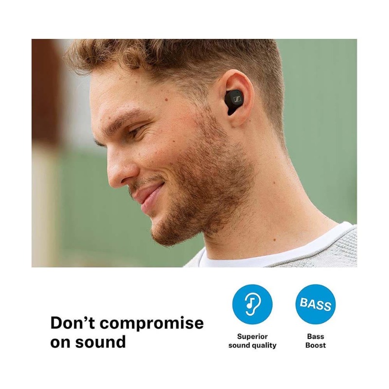 Sennheiser CX Plus True Wireless In-Ear Earbuds - White (SH-CX-PLUSTW1-WHT) photo 2