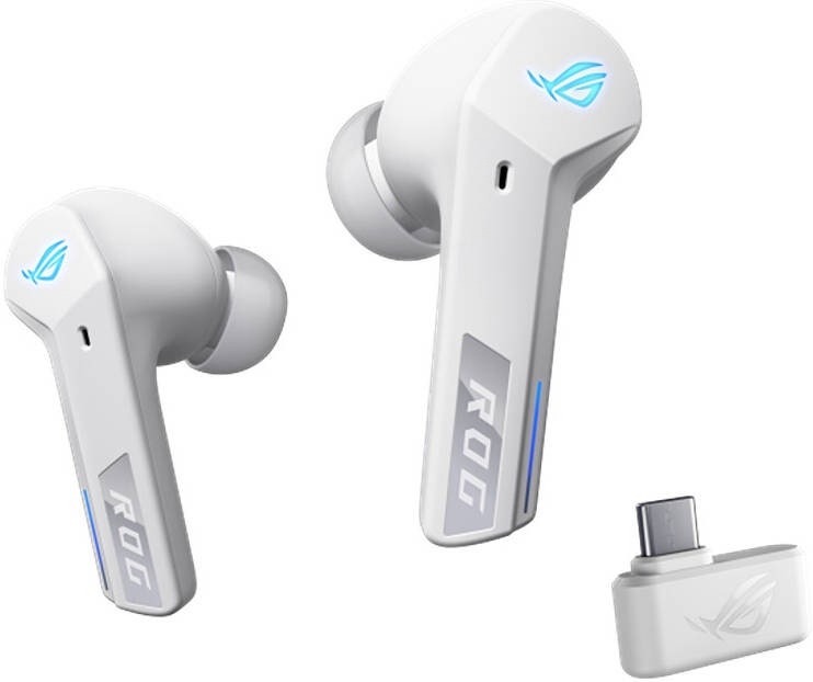 Asus ROG Cetra True Wireless SpeedNova Gaming Earbuds - White (90YH03Y0-BTUA10) photo 3