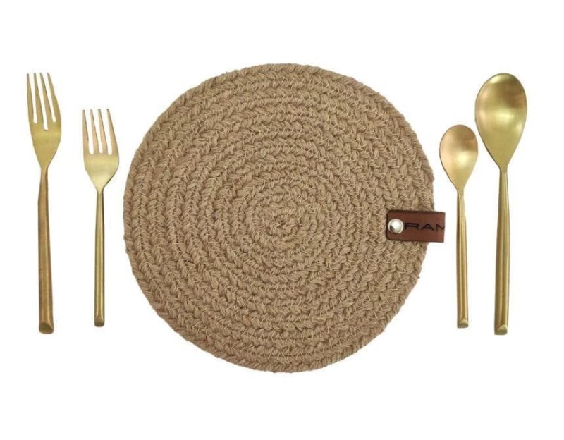 Home Dining Table Decor Placemat – PM 003 4 Pcs D20 Cm photo 2