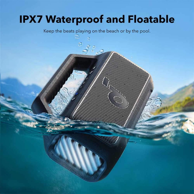 Anker Soundcore Boom 2 Outdoor Portable Bluetooth 80W Speaker Black A3138011 photo 4