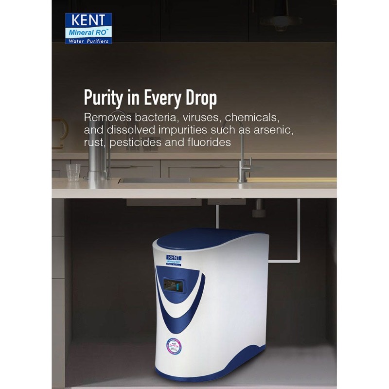 KENT Sterling Star RO Water Purifier | Advanced Multi-Stage Purification | Sleek & Space-Saving Design (SterlingStar-RO) photo 3