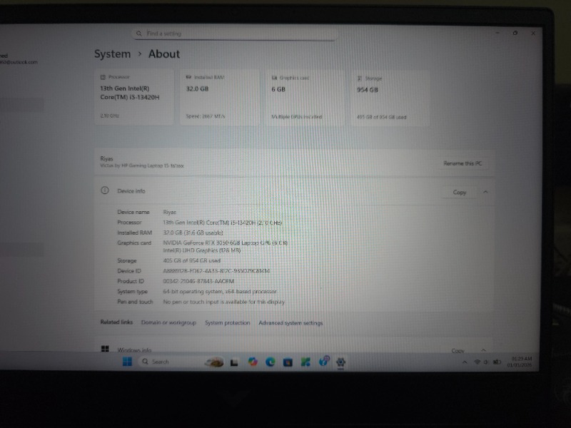 Hp victus 15 Gaming Laptop  photo 3