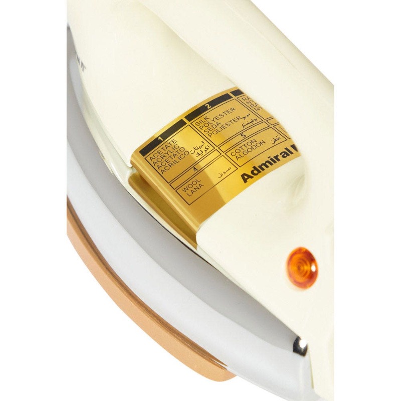 Admiral Heavy Duty Dry Iron With BS Plug 220-240V/1000-1200W [ADDI79B] photo 2
