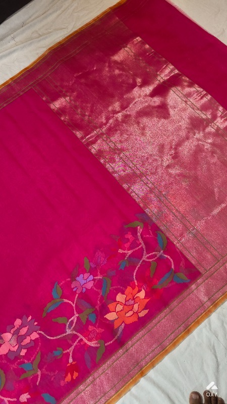 Handloom pure saree photo 2
