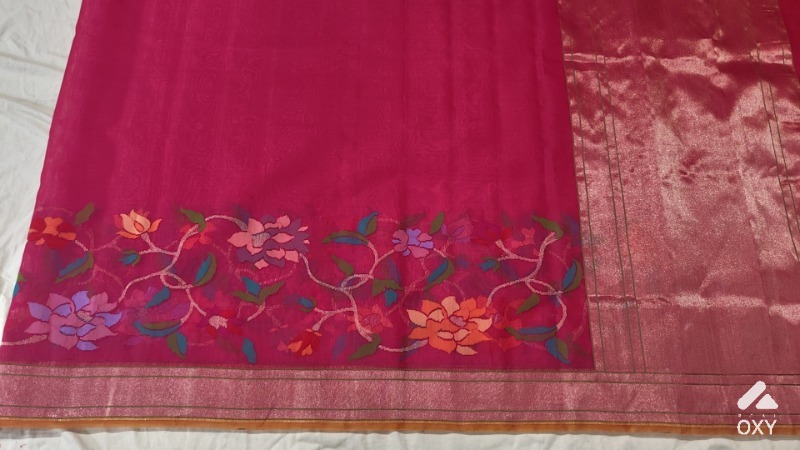 Handloom pure saree photo 3