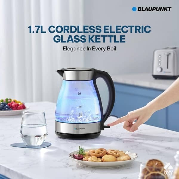  Blaupunkt 2200W Cordless Glass Kettle photo 2