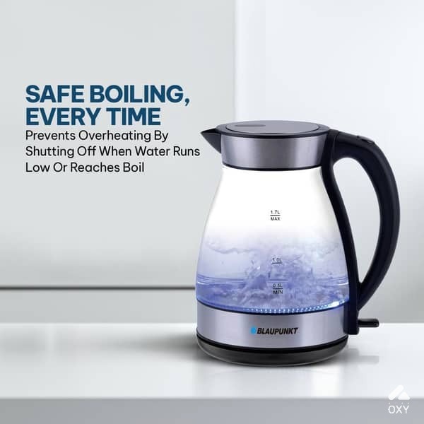  Blaupunkt 2200W Cordless Glass Kettle photo 4